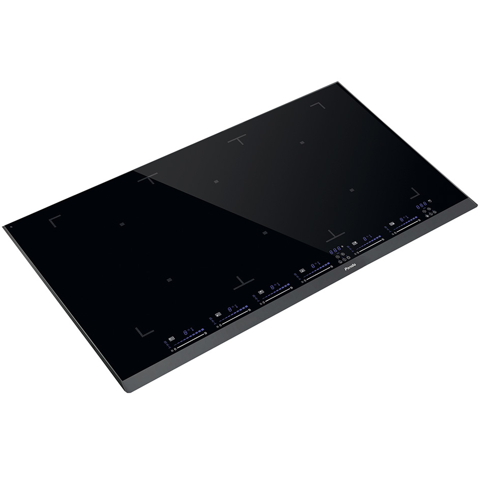 Plaque de cuisson PANDO PI-3500, 90 cm, 6 zones induction, verre-céramique noir, 11000 W