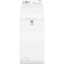 Lave-linge top Electrolux EWQ6412B, 6 kg, 1151 tr/min, classe B, pose libre, départ différé et AutoSense