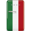 Réfrigérateur Smeg FAB10HRDIT6 rouge, pose libre, 135 L, classe D, silencieux avec éclairage LED
