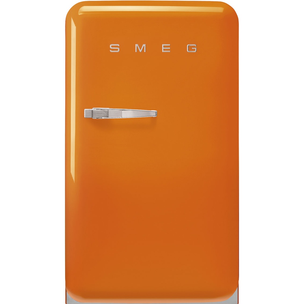 Réfrigérateur Smeg FAB10ROR6 Orange, pose libre 122 L, classe D, 35 dB, compartiment congélateur 4 étoiles
