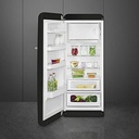 Réfrigérateur Smeg FAB28LBL5 pose libre noir, 270 L, classe D, ventilé, congélateur 4 étoiles, 35 dB