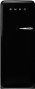 Frigo combiné Smeg FAB28LBL6 pose libre noir, 270 L, No Frost réfrigérateur, classe C, 35 dB