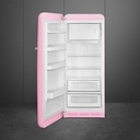 Réfrigérateur combiné Smeg FAB28LPK5 rose, pose libre, 270 L, classe D, ventilé, 35 dB, charnière à gauche