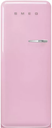 Frigo combiné Smeg FAB28LPK6 rose, pose libre 270 L, No Frost, classe C, 35 dB, charnière à gauche