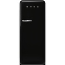 Combiné réfrigérateur-congélateur Smeg FAB28RBL5 pose libre, 270 L, noir, classe D, 35 dB, 4 étoiles