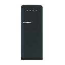 Réfrigérateur combiné Smeg FAB28RDBLV5 pose libre, 270 L, noir, classe D, 35 dB, 4 étoiles