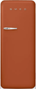 Réfrigérateur combiné Smeg FAB28RDRU6, pose libre 270 L, No Frost, compartiment congélateur 4 étoiles, marron