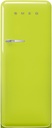 Combiné Smeg FAB28RLI6 pose libre vert, 270 L, No Frost réfrigérateur, classe C, 35 dB