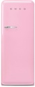Frigo combiné Smeg FAB28RPK6, pose libre 270 L, rose, No Frost réfrigérateur, classe C, 35 dB