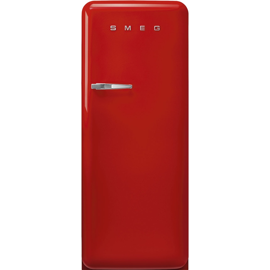 Réfrigérateur Smeg FAB28RRD5 pose libre rouge, 270 L, classe D, 35 dB, compartiment 4 étoiles