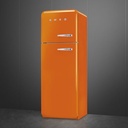 Réfrigérateur-congélateur Smeg FAB30LOR5 orange, pose libre, 294 L, classe D, 37 dB, froid brassé