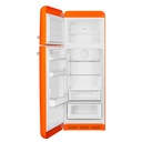 Réfrigérateur-congélateur Smeg FAB30LOR6, pose libre, 294 L, No Frost réfrigérateur, orange, classe C