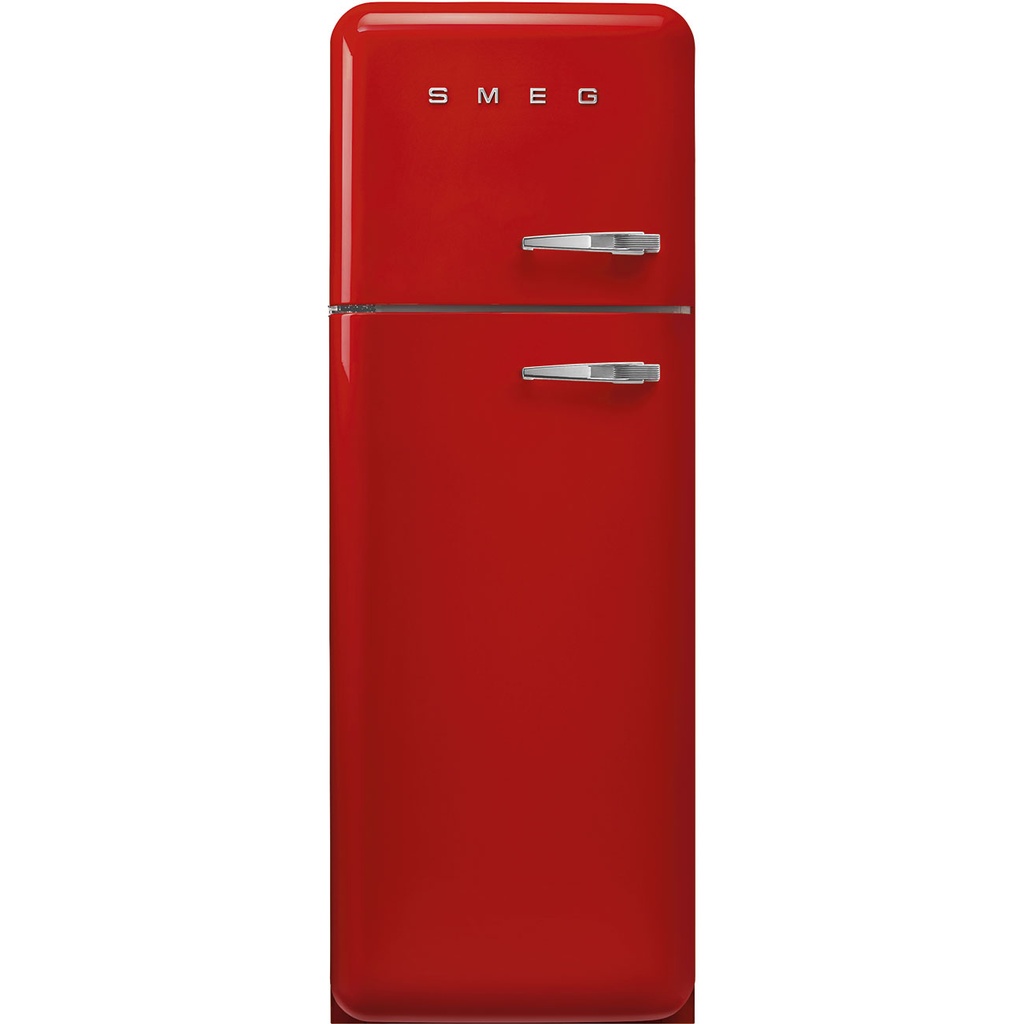 Réfrigérateur-congélateur Smeg FAB30LRD5, 294 L, pose libre, rouge, classe D, 37 dB, congélateur 4 étoiles