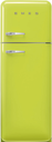 Réfrigérateur-congélateur Smeg FAB30RLI5, 294 L, pose libre, vert, classe D, 37 dB