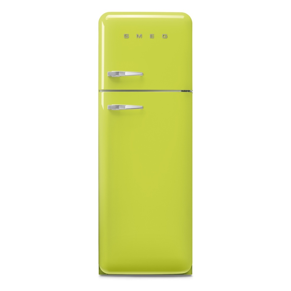 Réfrigérateur-congélateur Smeg FAB30RLI6 pose libre, 294 L, vert, No Frost réfrigérateur, classe C, 34 dB