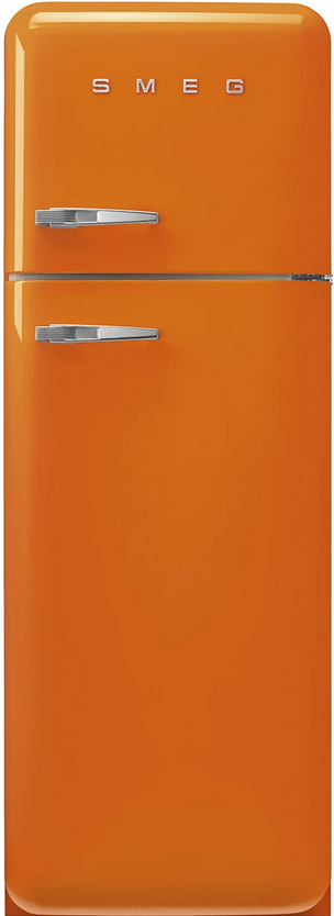 Réfrigérateur-congélateur Smeg FAB30ROR5, pose libre, 294 L, classe D, 37 dB, orange