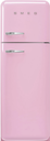 Réfrigérateur-congélateur Smeg FAB30RPK5 rose, pose libre, 294 L, 4 étoiles, classe D, 37 dB