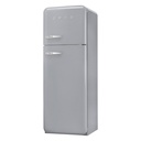 Réfrigérateur-congélateur Smeg FAB30RSV6 pose libre argent, 294 L, No Frost, classe C, 34 dB