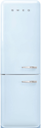 Réfrigérateur combiné Smeg FAB32LPB5, 331 L, No Frost, pose libre, bleu pastel, classe D