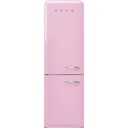 Réfrigérateur-congélateur Smeg FAB32LPK6 rose, pose libre, 331 L, No Frost, classe C, 35 dB