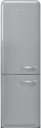 Réfrigérateur-congélateur Smeg FAB32LSV5, pose libre, 331 L, No Frost, congélateur bas, argent, classe D