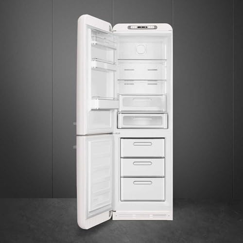 Réfrigérateur-congélateur Smeg FAB32LWH5, 331 L, No Frost, pose libre, blanc, classe D, 37 dB