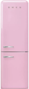 Réfrigérateur-congélateur Smeg FAB32RPK6 rose, pose libre, 331 L, No Frost, classe C, 35 dB