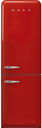 Réfrigérateur-congélateur Smeg FAB32RRD5 rouge, pose libre, 331 L, No Frost, classe D, 37 dB