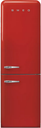 Réfrigérateur-congélateur Smeg FAB32RRD6 rouge, pose libre, 331 L, No Frost, classe C, 35 dB
