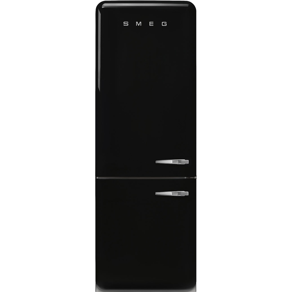 Réfrigérateur combiné Smeg FAB38LBL6 noir, 481 L, No Frost, pose libre, classe D, 37 dB