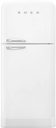 Réfrigérateur-congélateur Smeg FAB50RWH5, pose libre, 524 L, No Frost, classe E, blanc