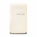Réfrigérateur Bar Smeg FAB5LCR5, 34 L, pose libre, finition crème, classe D, dégivrage automatique, 40 dB