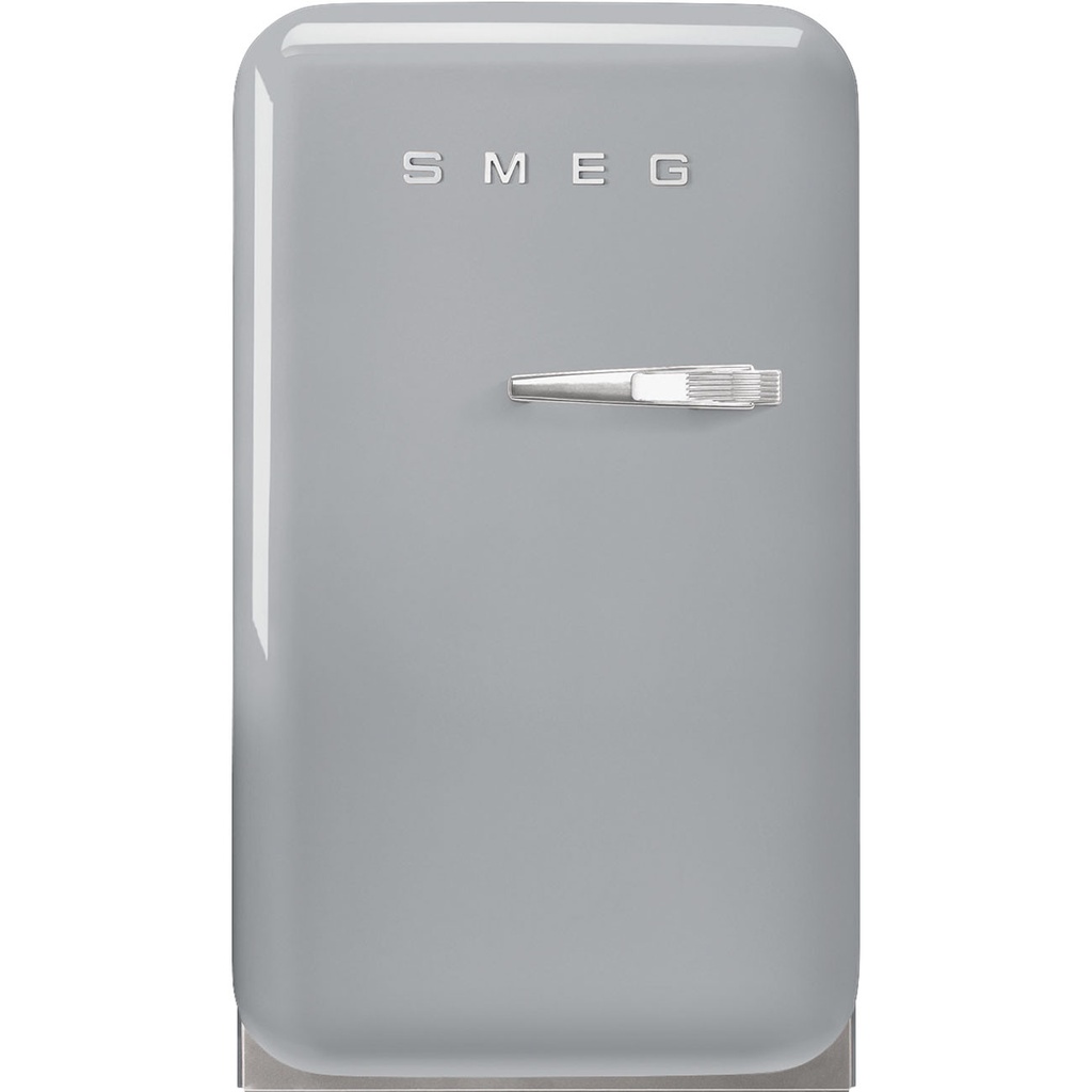 Réfrigérateur Smeg FAB5LSV5, pose libre, argent, 34 L, classe D, 40 dB, charnière à gauche