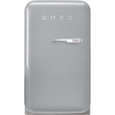 Réfrigérateur Smeg FAB5LSV5, pose libre, argent, 34 L, classe D, 40 dB, charnière à gauche