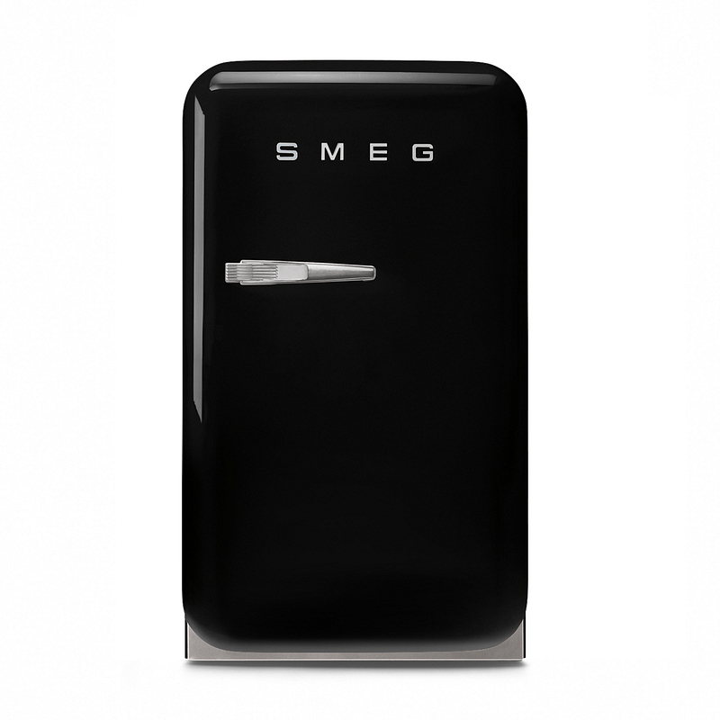 Réfrigérateur Bar Smeg FAB5RBL6, 34 L, Noir, pose libre, classe énergétique C, silencieux à 36 dB