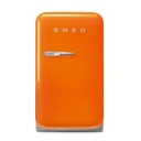 Réfrigérateur Bar Smeg FAB5ROR6 orange, pose libre, capacité nette 34 L, classe C, 36 dB, éclairage LED