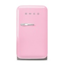 Réfrigérateur Smeg FAB5RPK5 rose, pose libre, 34 L, dégivrage automatique, éclairage LED, 40 dB