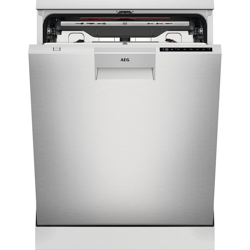 Lave-vaisselle AEG FFB75717PM pose libre, 14 couverts, 60 cm, classe B, 44 dB, inox