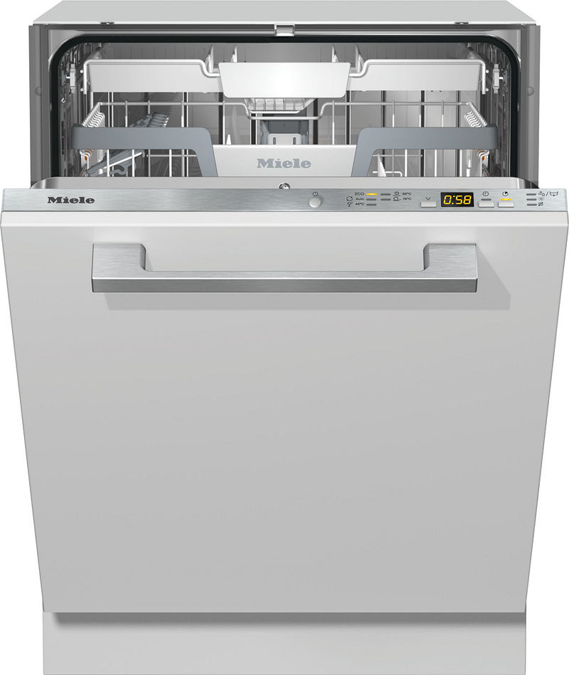 Lave-vaisselle Miele G5163SCVI, 14 couverts, totalement intégrable, tiroir à couverts, AutoClose