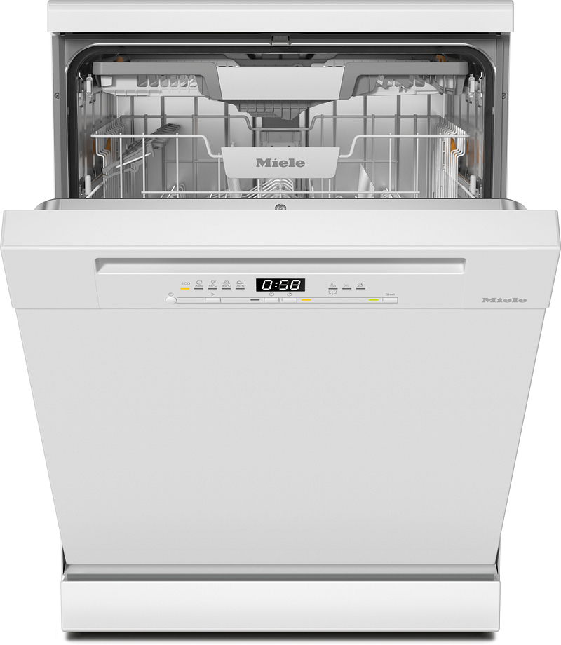 Lave-vaisselle Miele G5811SCBLANC, classe A, 43 dB(A), départ différé jusqu'à 24 h, Séchage AutoOpen