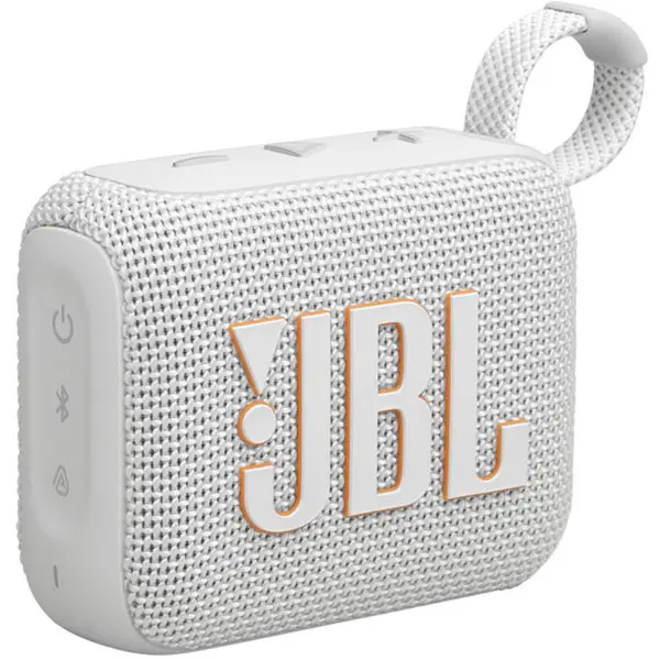 JBL Go 4 - Haut-parleur - pour utilisation mobile - sans fil - Bluetooth - Contrôlé par application - 4.2 Watt - blanc