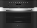 Micro-ondes combiné intégrable Miele H7240BMIN, Inox/CleanSteel, écran DirectSensor S, compatible Miele@home