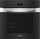 Four pyrolyse encastrable Miele H7464BPIN, cavité 76 litres, 5 niveaux, Wifi, SoftClose, inox anti-traces