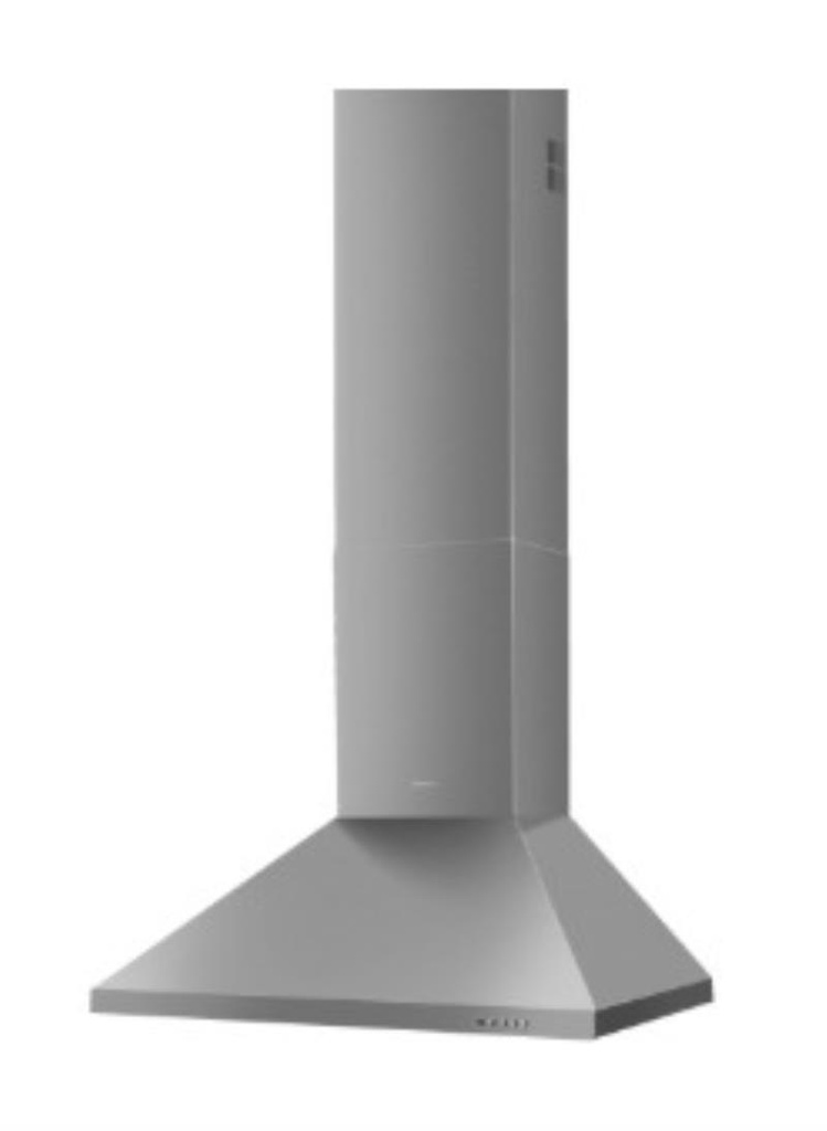Hotte décorative Smeg KDC61XE3, murale en inox, 600 m³/h, évacuation ou recyclage, 3 vitesses, éclairage LED