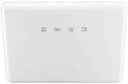 Hotte décorative Smeg KFAB75WH murale blanche 750 mm, 649 m³/h, 3 vitesses, éclairage LED