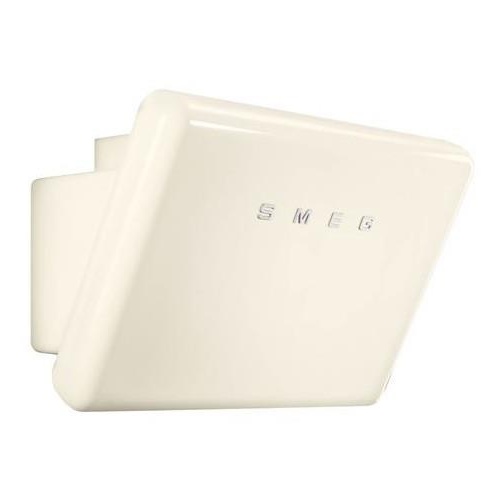 Hotte décorative Smeg KFAB84CR, murale 750 mm crème, recirculation 605 m³/h, commande tactile, éclairage LED