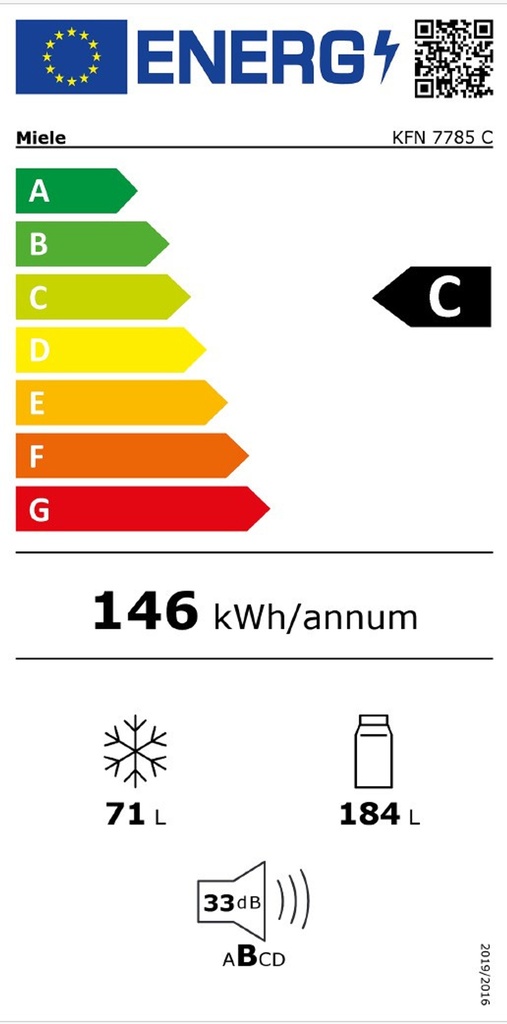 Réfrigérateur intégrable Combiné