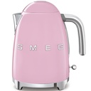 Bouilloire Smeg KLF03PKEU, 1,7 L, 2400 W, rose, acier inoxydable, filtre anti-calcaire