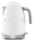 Bouilloire Smeg KLF04WHEU blanche, 1,7 L, 2400 W, 7 températures réglables, maintien au chaud