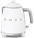 Bouilloire Smeg KLF05WHEU blanche, 0,8 L, 1400 W, indicateur de niveau d'eau, sécurité anti chauffe à sec